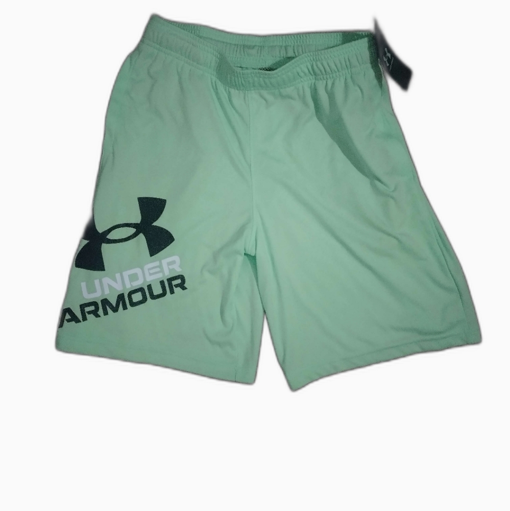 Under Armour neon green athletic shorts nwt